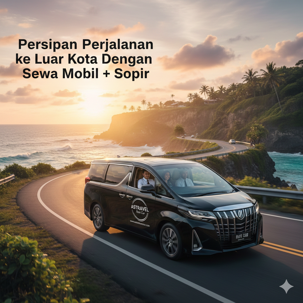 Persiapan Perjalanan ke Luar Kota Dengan Sewa Mobil + Sopir: Liburan Nyaman Tanpa Ribet!