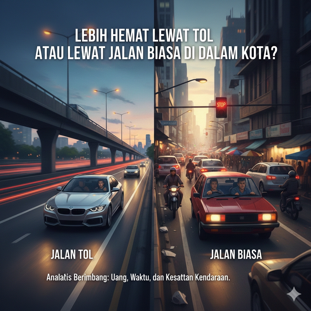 Lebih Hemat Lewat Tol atau Jalan Biasa di Dalam Kota ?